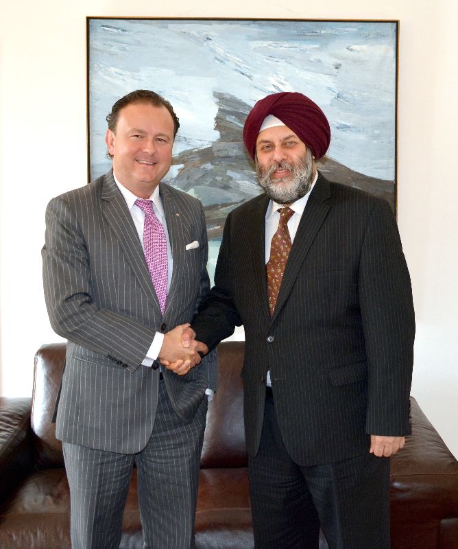 AppliTek CEO meets with HE Manjeev Singh Puri, EU Ambassador of India